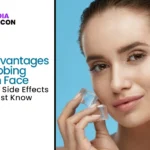 Disadvantages of rubbing ice on face